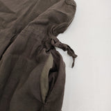 nest Robe 清水みさとさん別注 リネンクルーネックリボンドレス 定価31900円 ワンピース 25AW ブラウン レディース ネストローブ【中古】6-0304S♪
