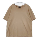 theory PERFECT TEE 2 CLINTON KNIT 2 リラックスフィットプルオーバー 半袖Ｔシャツ カットソー ベージュ レディース セオリー【中古】6-0611S∞