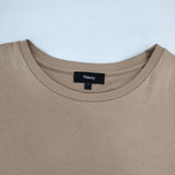 theory PERFECT TEE 2 CLINTON KNIT 2 リラックスフィットプルオーバー 半袖Ｔシャツ カットソー ベージュ レディース セオリー【中古】6-0611S∞