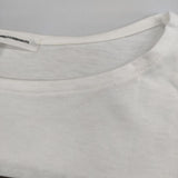 23区 BUGIS ハーフスリーブ ボーダー 半袖Ｔシャツ カットソー ホワイト ブラウン レディース ニジュウサンク【中古】6-0611S∞