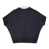 23区 レーヨンポリエステルストレッチ ドルマンスリーブ セーター ニット ブラック レディース ニジュウサンク【中古】6-0611S∞