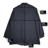 23区 洗える トライアングルプリント ネックデザイン ブラウス BLWOSM0304 ブラウス シャツ ネイビー レディース ニジュウサンク【中古】6-0621M∞