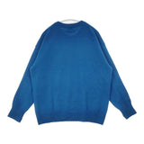 23区 洗える ピュアカシミヤ クルーネック ニット セーター ニット ブルー レディース ニジュウサンク【中古】6-0827T∞