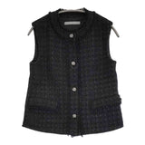 theory luxe ツイード Lurex Tweed Rili サイズ32 ベスト ブラック レディース セオリーリュクス【中古】6-0518M∞