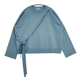 theory luxe MARION 03-3401742 DOUBLE MERINO ウール セーター ニット ターコイズブルー レディース セオリーリュクス【中古】6-0621M∞
