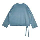 theory luxe MARION 03-3401742 DOUBLE MERINO ウール セーター ニット ターコイズブルー レディース セオリーリュクス【中古】6-0621M∞