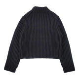 theory FELTED WOOL CASH ZIP UP CARDI ジップアップブルゾン ウールカシミヤ セーター ニット 24AW ブラック レディース セオリー【中古】6-0816T∞