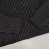 theory FELTED WOOL CASH ZIP UP CARDI ジップアップブルゾン ウールカシミヤ セーター ニット 24AW ブラック レディース セオリー【中古】6-0816T∞