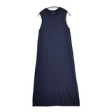 theory レーヨンブレンドノースリーブニットワンピース HIGH NK DR NEW DRESS UP ワンピース ネイビー レディース セオリー【中古】6-0621M∞