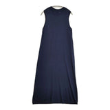 theory レーヨンブレンドノースリーブニットワンピース HIGH NK DR NEW DRESS UP ワンピース ネイビー レディース セオリー【中古】6-0621M∞