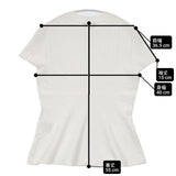 theory Compact Crepe Peplum Top ニットソー 半袖Ｔシャツ カットソー ホワイト レディース セオリー【中古】6-0701S∞