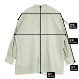 23区 シアーコットンボイル フリル ブラウス BLWSNS0308 ブラウス シャツ グリーン レディース ニジュウサンク【中古】6-0621M∞