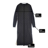 Tory Burch ウールシルク 切り替え XXS ワンピース ベージュ ブラック レディース トリーバーチ【中古】6-0816M∞