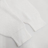 SHIPS 24SS 手洗い可能 ペーパー コットン プルオーバー ニット定価15950円 316-01-0804 ニット ホワイト レディース シップス【中古】6-0326M◎