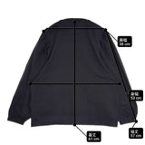manon GATHER SLEEVE LS TEE ギャザースリーブロングスリーブT カットソー 定価13200円 Ｔシャツ カットソー ブラック レディース マノン【中古】6-0701M∞