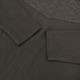 le colis ギャザーハイネック 長袖Ｔシャツ カットソー ロンＴ ブラック レディース ルコリ【中古】6-0701M∞