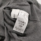 sosotto コットンカシミヤLIBERTYフリルカラープルオーバー 定価15180円 LIBERTY セーター ニット グレー レディース ソソット【中古】6-0904T♪