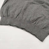 sosotto コットンカシミヤLIBERTYフリルカラープルオーバー 定価15180円 LIBERTY セーター ニット グレー レディース ソソット【中古】6-0904T♪