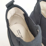 PENNY LANE ペニーレイン ハイカットスニーカー サイドゴア キャンバス 大人の上靴 サイズM スニーカー ブラック レディース【中古】6-0605G◎