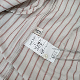 nest Robe コットンリネンストライプスモックドレス 01243-1091 ワンピース 24AW ベージュ レッド レディース ネストローブ【中古】6-0625M∞