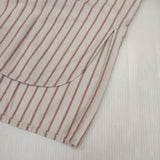 nest Robe コットンリネンストライプスモックドレス 01243-1091 ワンピース 24AW ベージュ レッド レディース ネストローブ【中古】6-0625M∞