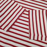 Le Minor フランス製 ワイド ボーダー バスクシャツ 長袖Ｔシャツ カットソー ロンＴ ホワイト レッド レディース ルミノア【中古】6-0625M∞