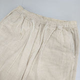 maison de SOIL コットンコーデュロイ テーパードパンツ 日本製 サイズ1 パンツ アイボリー レディース メゾンドソイル【中古】6-1008T∞