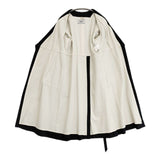 YAECA WRITE ワークカシュクールコート ラップコート サイズS 羽織り brisbane moss 定価43200円 175211 コート ネイビー タグBLACK レディース ヤエカ ライト【中古】6-0621M∞