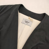 YAECA WRITE ワークカシュクールコート ラップコート サイズS 羽織り brisbane moss 定価43200円 175211 コート ネイビー タグBLACK レディース ヤエカ ライト【中古】6-0621M∞