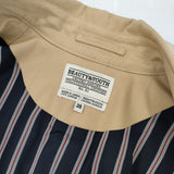 BEAUTY&YOUTH UNITED ARROWS 定価42900円 ベルト付き 80/3 トレンチコート ベージュ レディース ビューティアンドユース【中古】6-0618M∞