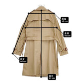 BEAUTY&YOUTH UNITED ARROWS 定価42900円 ベルト付き 80/3 トレンチコート ベージュ レディース ビューティアンドユース【中古】6-0618M∞