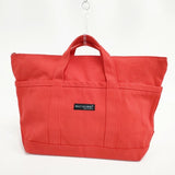 marimekko キャンバス トートバッグ レッド レディース マリメッコ【中古】6-0509G∞