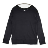 NOUVELLES DU PARADIS PLC9302 コットン 日本製 長袖Ｔシャツ カットソー ロンＴ ブラック レディース ヌーベルドゥパラディ【中古】6-0701M∞