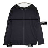 NOUVELLES DU PARADIS PLC9302 コットン 日本製 長袖Ｔシャツ カットソー ロンＴ ブラック レディース ヌーベルドゥパラディ【中古】6-0701M∞