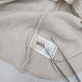 MILFOIL オーガニックコットン 薄手接結タートルネック 長袖Ｔシャツ カットソー ロンＴ ベージュ レディース ミルフォイル【中古】6-0701M∞