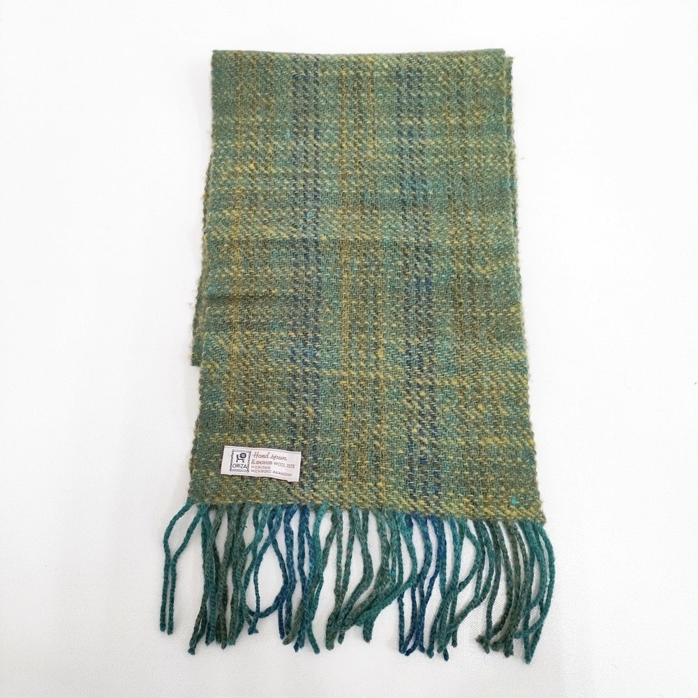 みちのくあかね会 ホームスパン ウール Hand spun & woven ORIZA