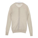 JOHN SMEDLEY メリノウールエクストラファイン イギリス製 カーディガン ベージュ レディース ジョンスメドレー【中古】6-0823T∞