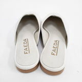 FAEDA ファエダ サイズ37 サンダル ミュール ホワイト レディース【中古】6-0318M◎
