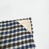 BEAUTY&YOUTH UNITED ARROWS コットンチェックスカーフ 定価10450円 2025年 ホワイト ネイビー レディース ビューティアンドユース【中古】6-0304G♪