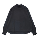 ESTROISLOSE コットンカシミヤ タートルプルオーバー EK23401 定価15100円 セーター ニット ブラック レディース エストゥロワルーズ【中古】6-0823T∞