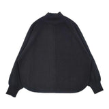 ESTROISLOSE コットンカシミヤ タートルプルオーバー EK23401 定価15100円 セーター ニット ブラック レディース エストゥロワルーズ【中古】6-0823T∞