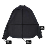 ESTROISLOSE コットンカシミヤ タートルプルオーバー EK23401 定価15100円 セーター ニット ブラック レディース エストゥロワルーズ【中古】6-0823T∞