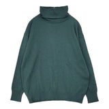 soil コットンウールカシミヤ タートルネック セーター ニット グリーン レディース ソイル【中古】6-0823T∞