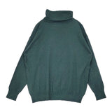 soil コットンウールカシミヤ タートルネック セーター ニット グリーン レディース ソイル【中古】6-0823T∞