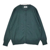 soil コットンウールカシミヤ クルーネック ニット カーディガン グリーン レディース ソイル【中古】6-0823T∞