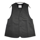 NATURAL LAUNDRY Azuma twill middle vest アズマツイルミドルベスト 7251V-001 ベスト 25SS チャコールグレー レディース ナチュラルランドリー【中古】6-0622M∞