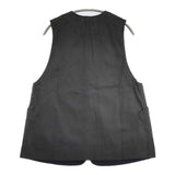 NATURAL LAUNDRY Azuma twill middle vest アズマツイルミドルベスト 7251V-001 ベスト 25SS チャコールグレー レディース ナチュラルランドリー【中古】6-0622M∞