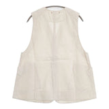 NATURAL LAUNDRY Azuma twill middle vest アズマツイルミドルベスト 7251V-001 ベスト 25SS キナリ ベージュ レディース ナチュラルランドリー【中古】6-0622M∞