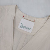 NATURAL LAUNDRY Azuma twill middle vest アズマツイルミドルベスト 7251V-001 ベスト 25SS キナリ ベージュ レディース ナチュラルランドリー【中古】6-0622M∞