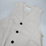 NATURAL LAUNDRY Azuma twill middle vest アズマツイルミドルベスト 7251V-001 ベスト 25SS キナリ ベージュ レディース ナチュラルランドリー【中古】6-0622M∞